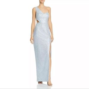 NWT Aidan Mattox Baby Blue Evening Gown size 0